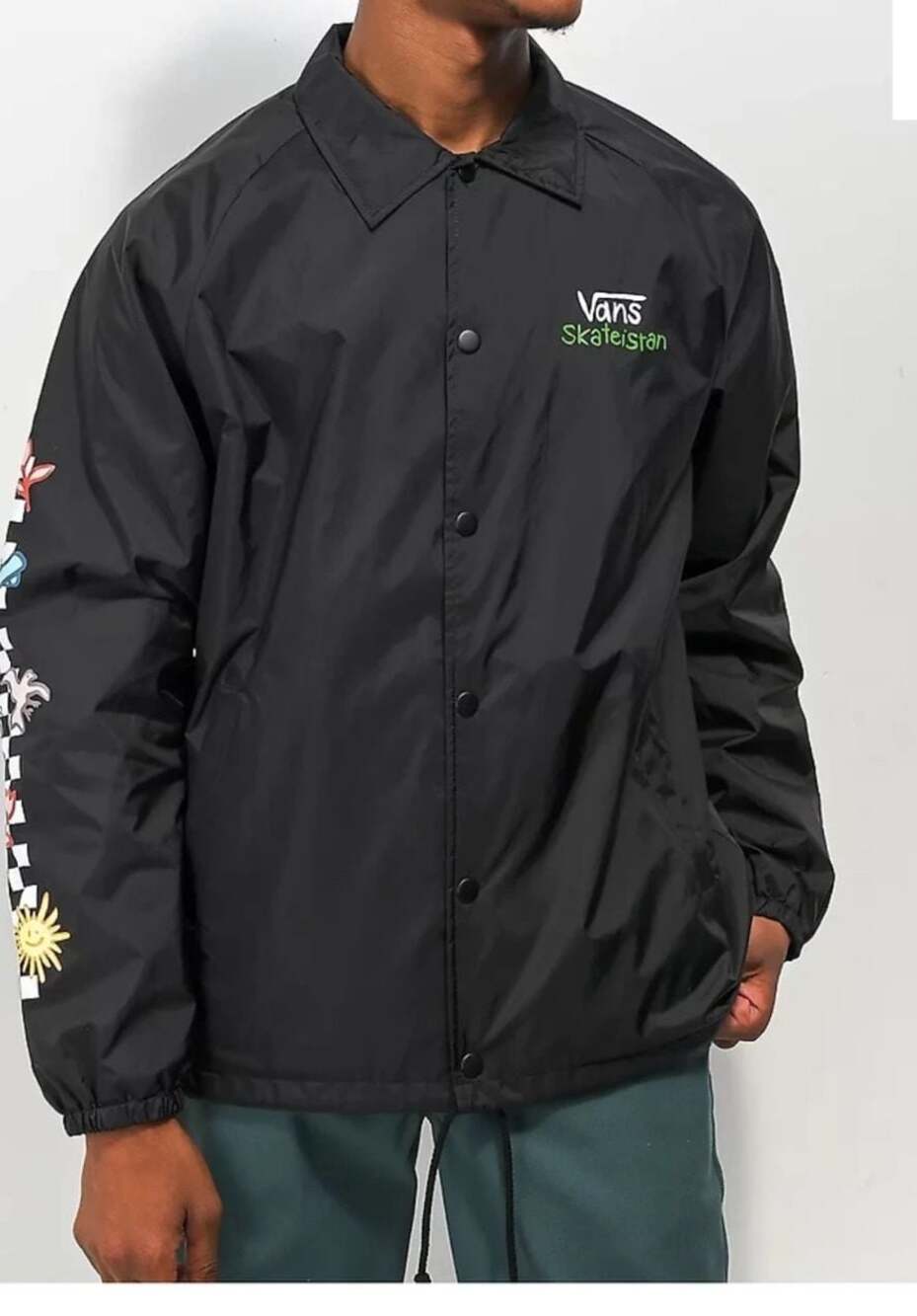 Vans x Skateistan Torrey Coaches Jacket Black
